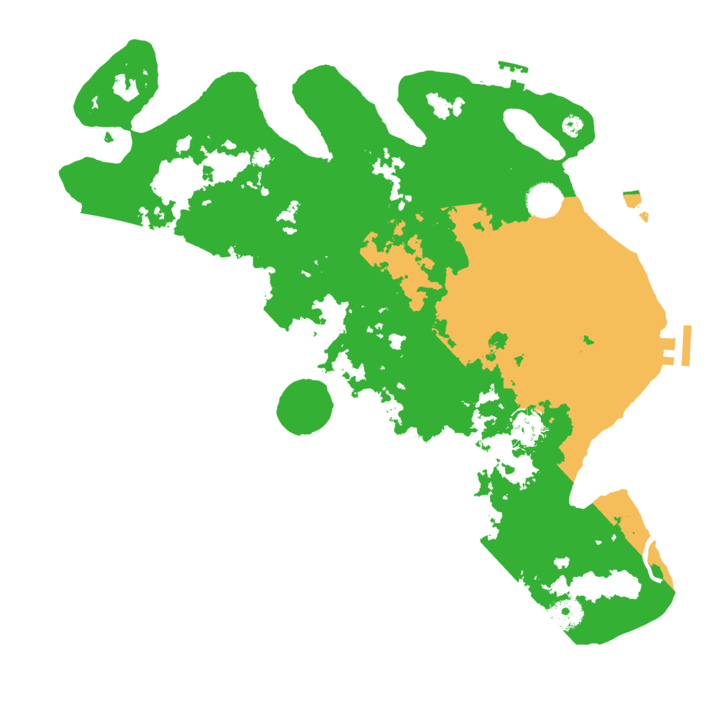 Biome Rust Map: Procedural Map, Size: 3600, Seed: 1022046930