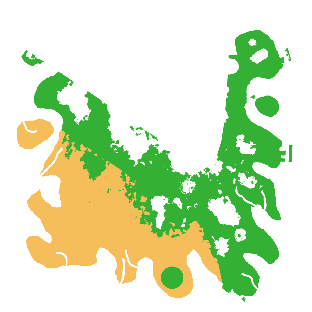 Biome Rust Map: Procedural Map, Size: 3700, Seed: 1721044545