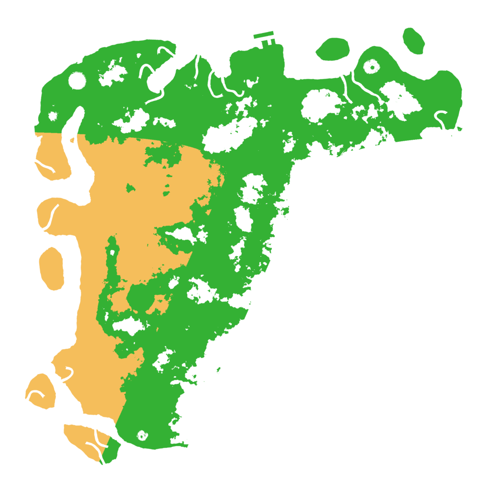 Biome Rust Map: Procedural Map, Size: 5000, Seed: 631973180