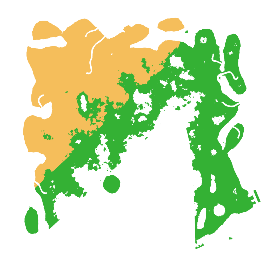Biome Rust Map: Procedural Map, Size: 4196, Seed: 824520495