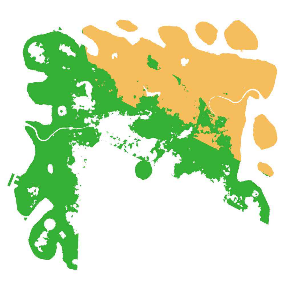 Biome Rust Map: Procedural Map, Size: 4500, Seed: 282382554