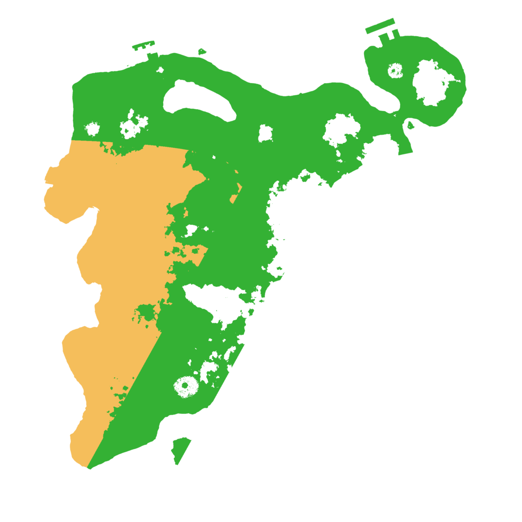 Biome Rust Map: Procedural Map, Size: 3500, Seed: 194162650