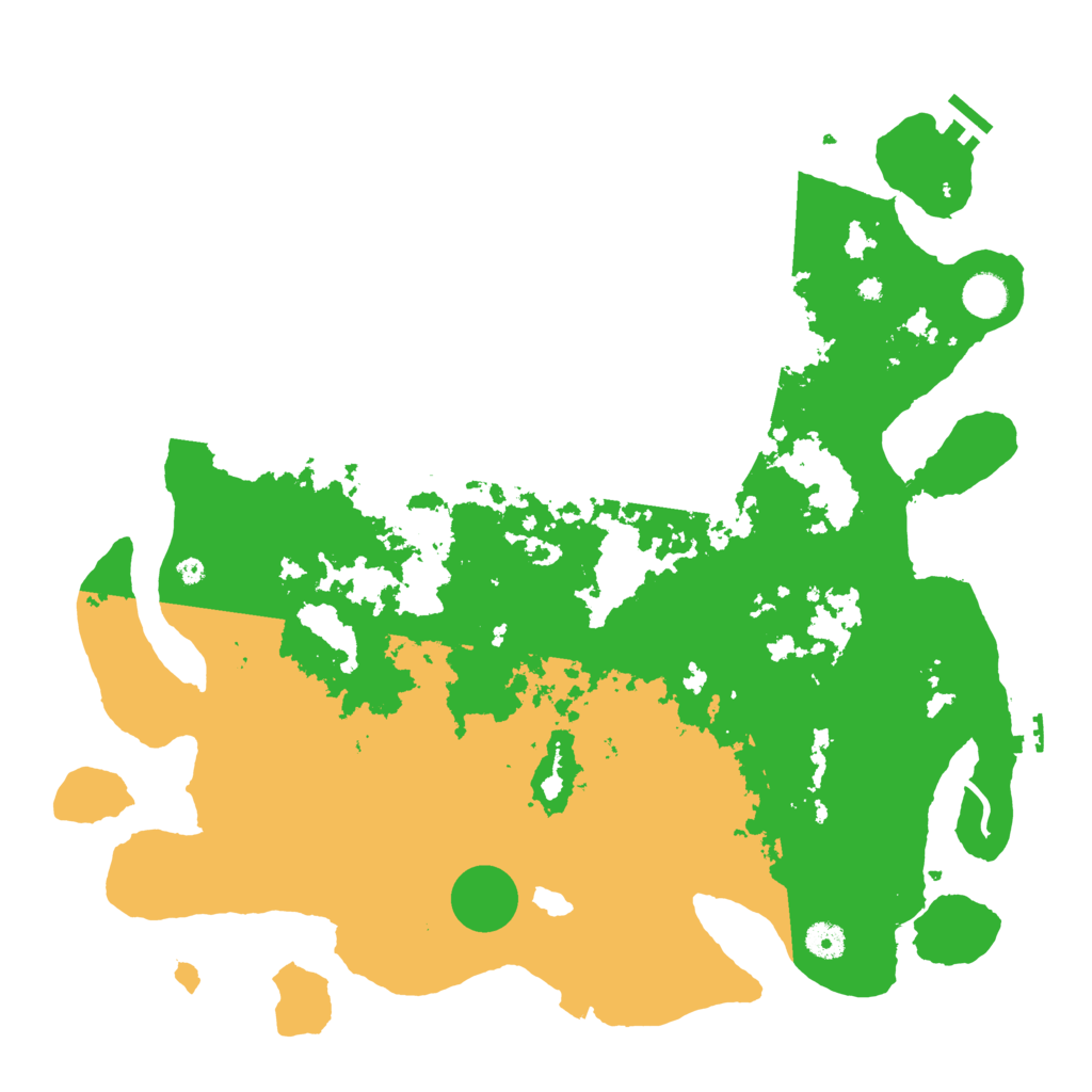 Biome Rust Map: Procedural Map, Size: 4300, Seed: 1069