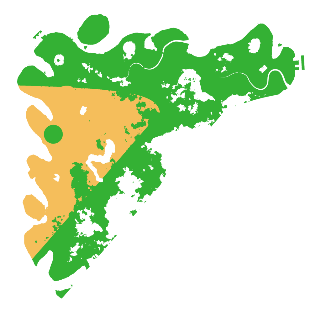 Biome Rust Map: Procedural Map, Size: 4500, Seed: 1165940240