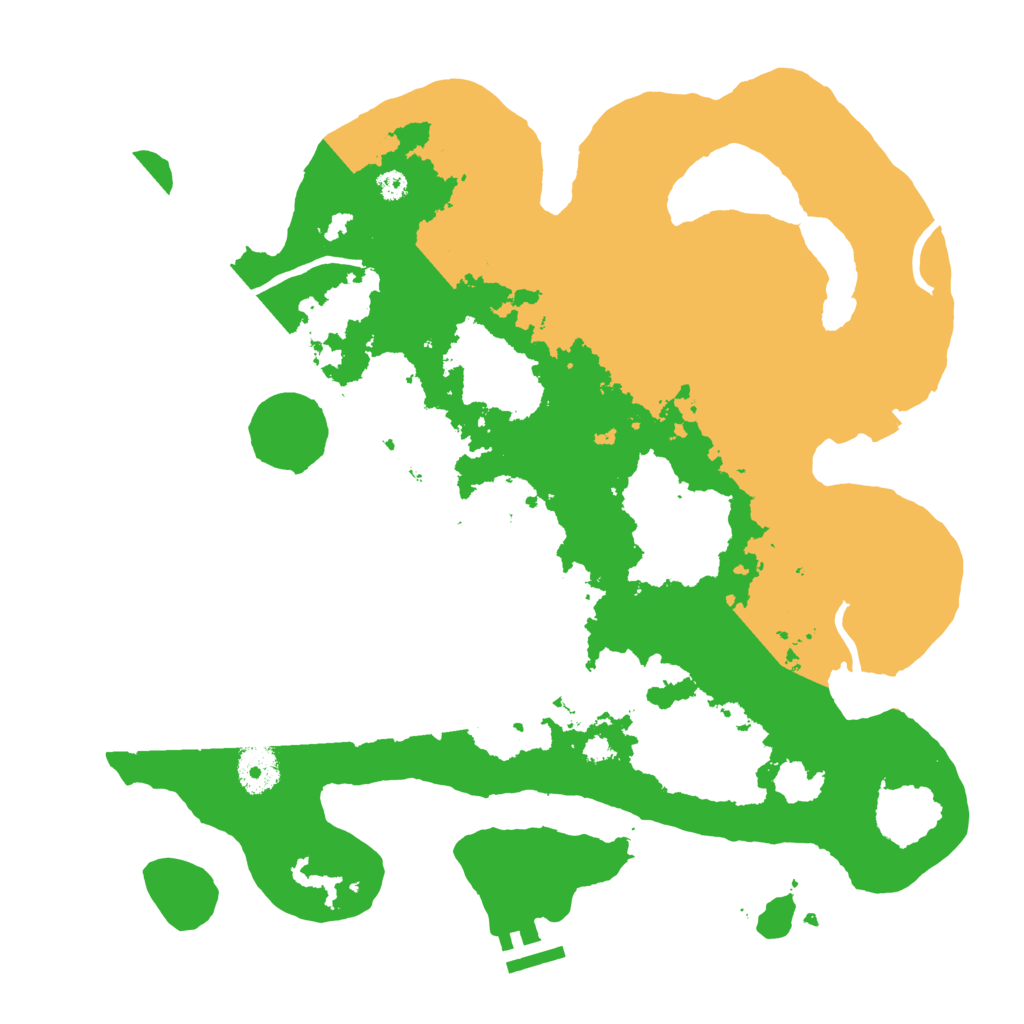 Biome Rust Map: Procedural Map, Size: 3500, Seed: 646014080