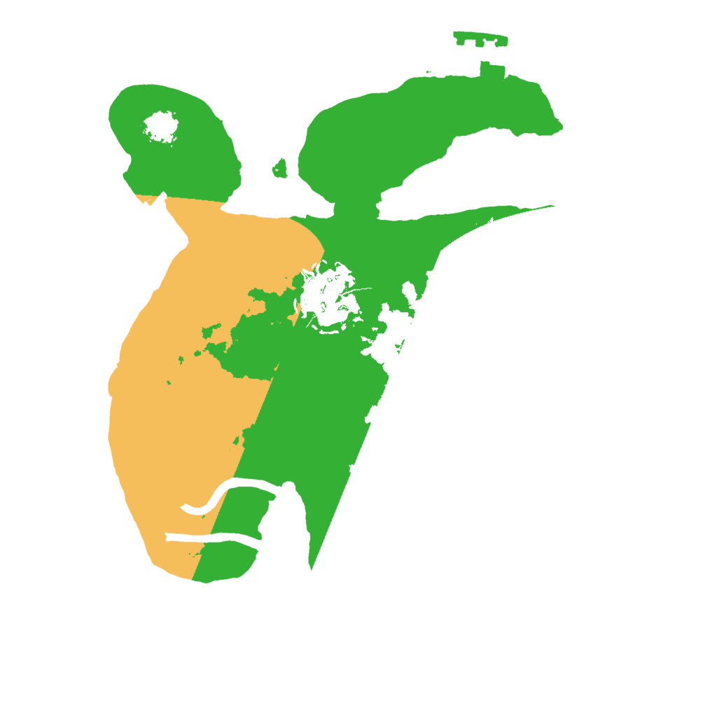 Biome Rust Map: Procedural Map, Size: 2000, Seed: 146869412