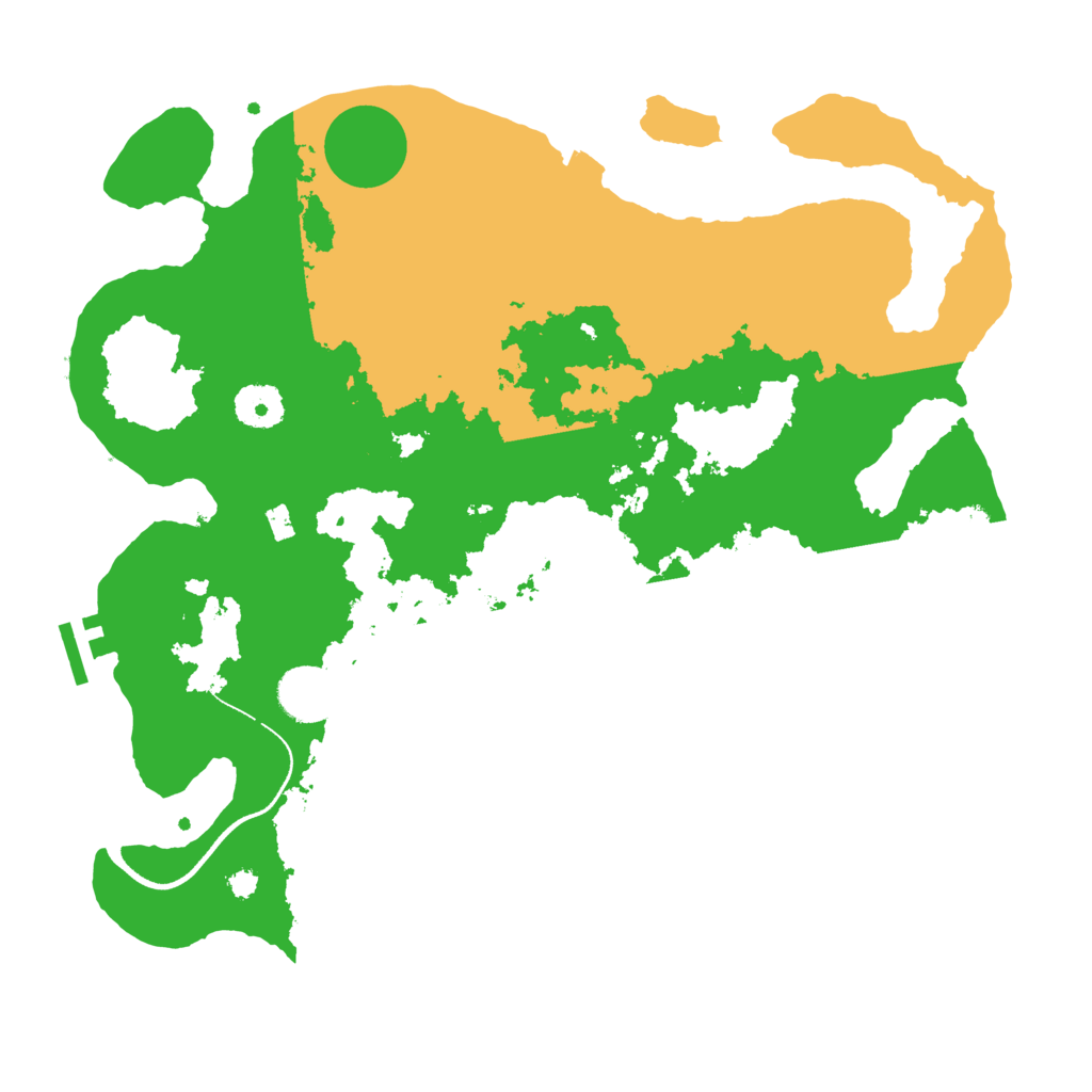 Biome Rust Map: Procedural Map, Size: 3500, Seed: 1769942227