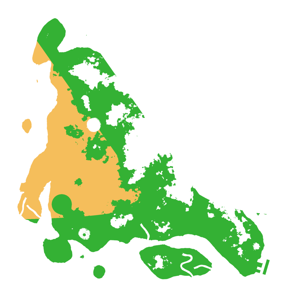 Biome Rust Map: Procedural Map, Size: 3950, Seed: 41591614