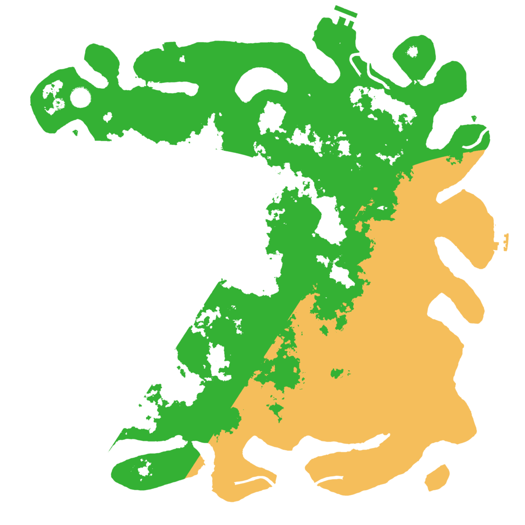 Biome Rust Map: Procedural Map, Size: 4500, Seed: 29517560