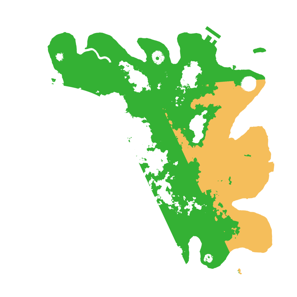 Biome Rust Map: Procedural Map, Size: 3500, Seed: 95215231