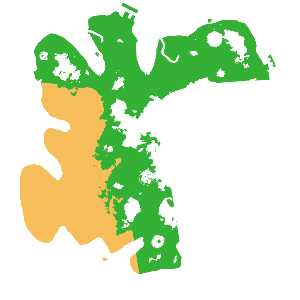 Biome Rust Map: Procedural Map, Size: 3500, Seed: 937758732