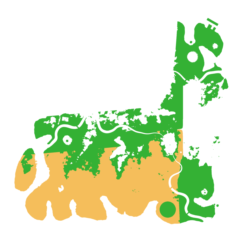 Biome Rust Map: Procedural Map, Size: 4000, Seed: 541288113