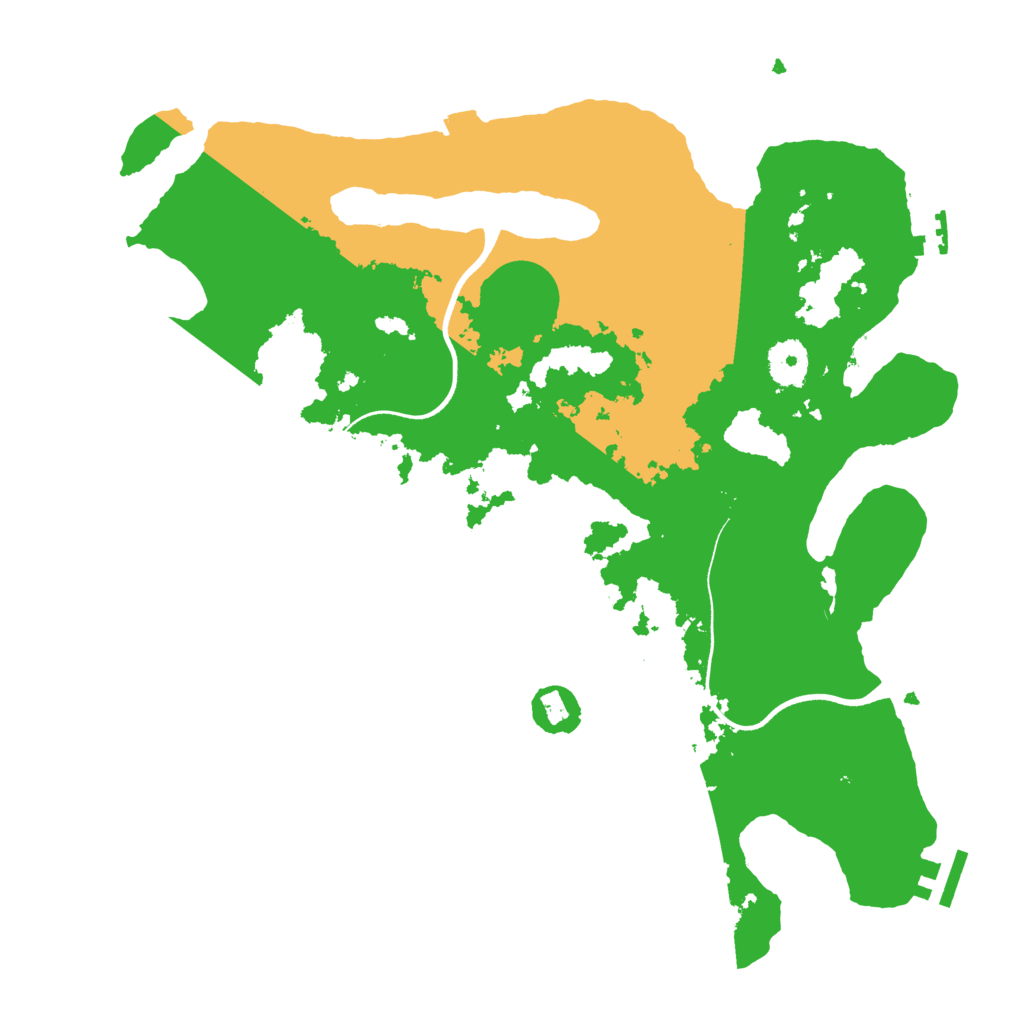 Biome Rust Map: Procedural Map, Size: 3567, Seed: 31337