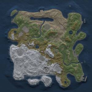 Thumbnail Rust Map: Procedural Map, Size: 3567, Seed: 31337, 13 Monuments