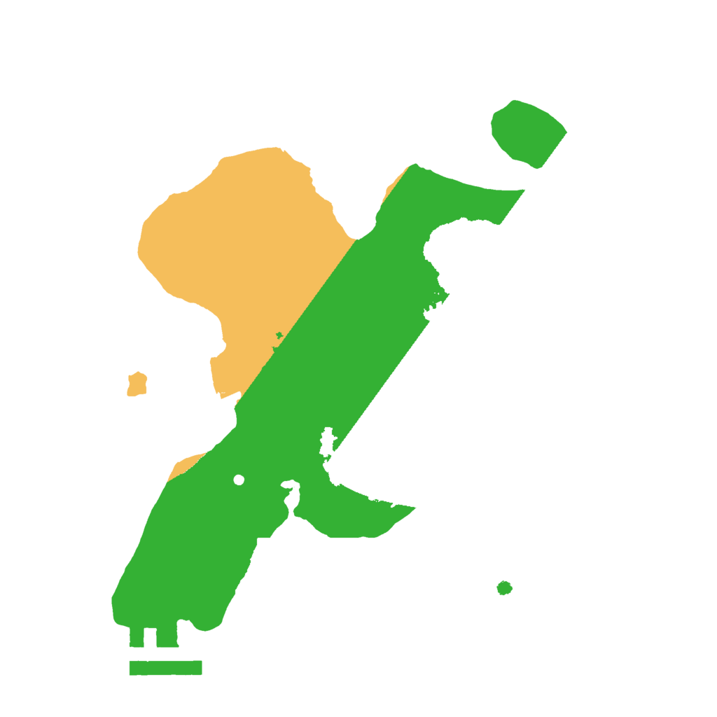 Biome Rust Map: Procedural Map, Size: 2000, Seed: 848810902