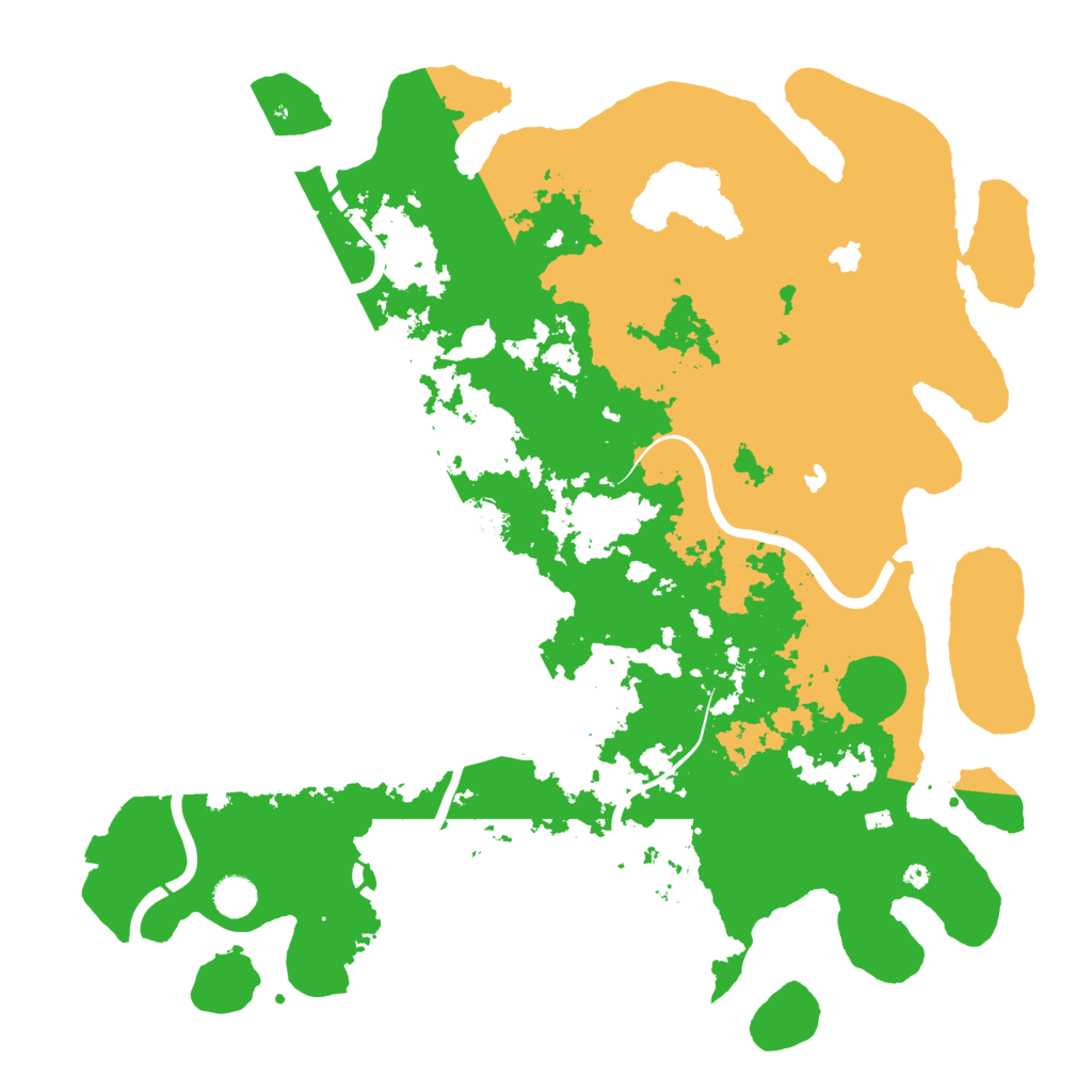 Biome Rust Map: Procedural Map, Size: 4500, Seed: 994600738