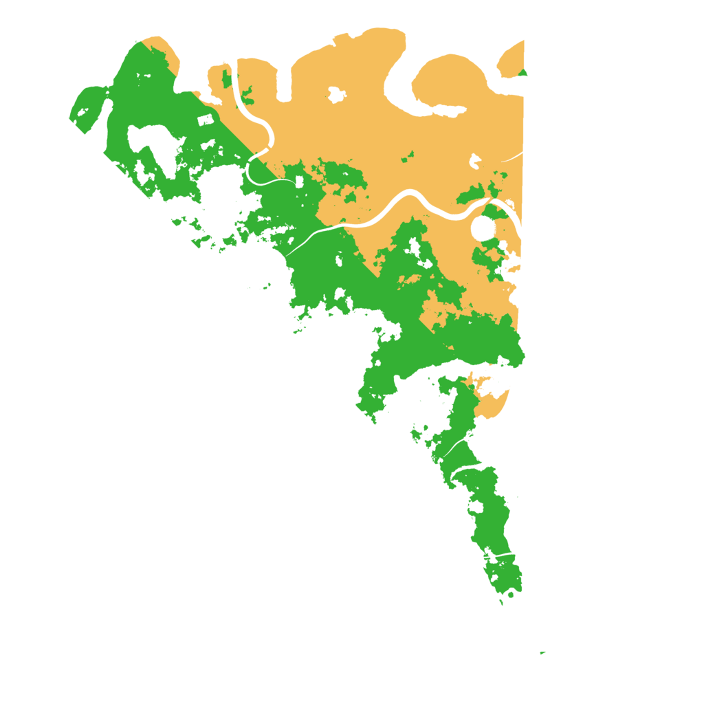 Biome Rust Map: Procedural Map, Size: 5000, Seed: 710999