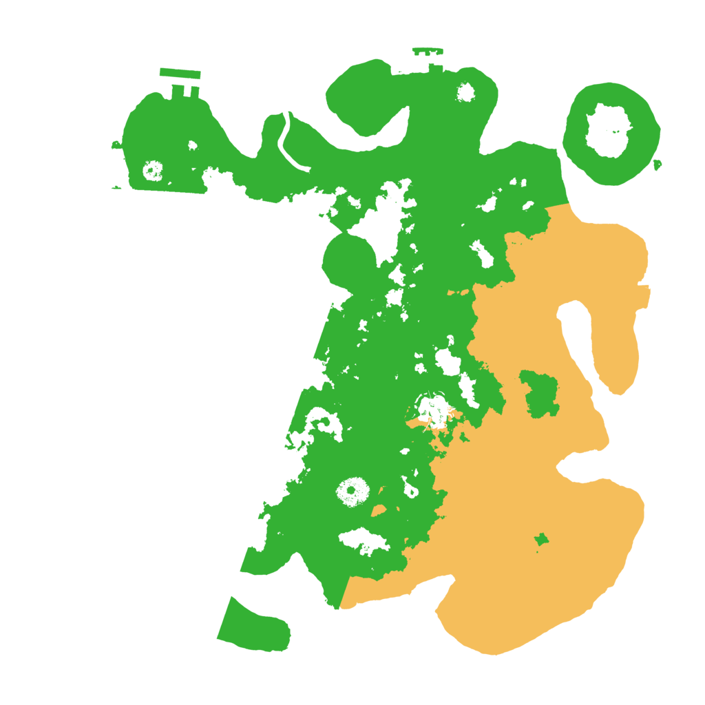 Biome Rust Map: Procedural Map, Size: 3500, Seed: 1455752524