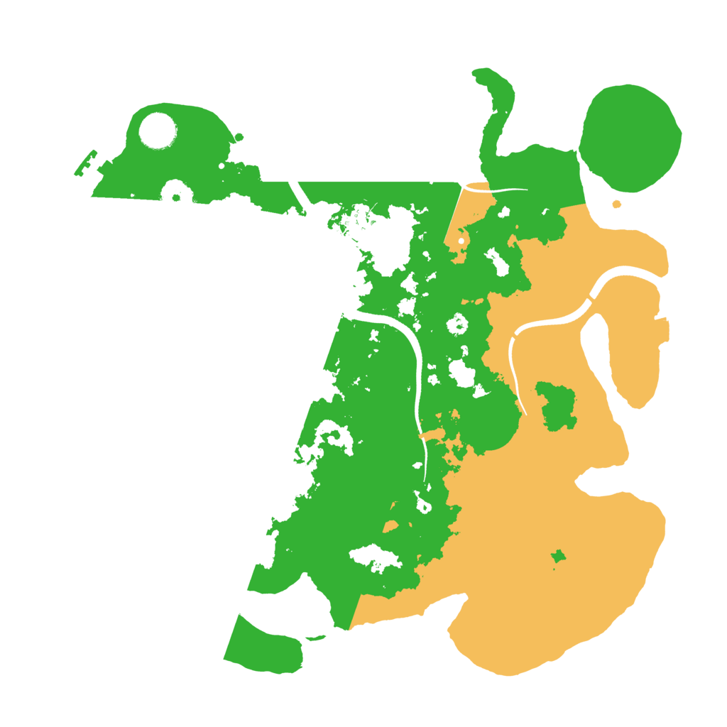 Biome Rust Map: Procedural Map, Size: 3500, Seed: 1455752524