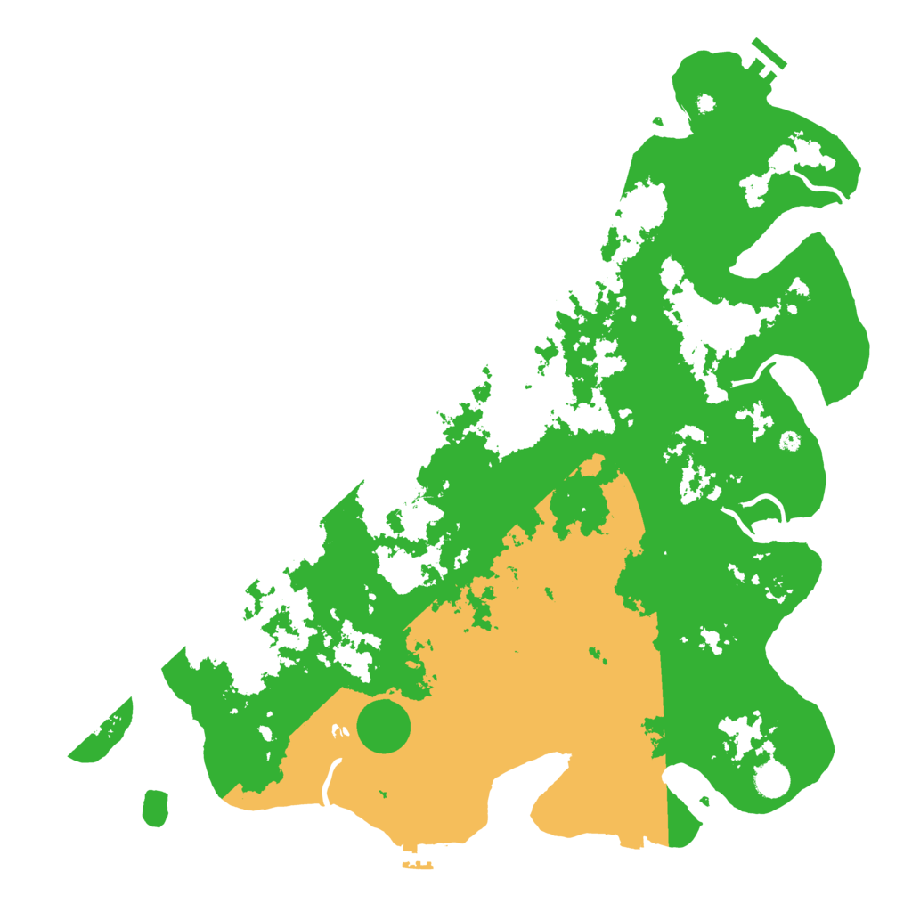 Biome Rust Map: Procedural Map, Size: 4500, Seed: 620077370