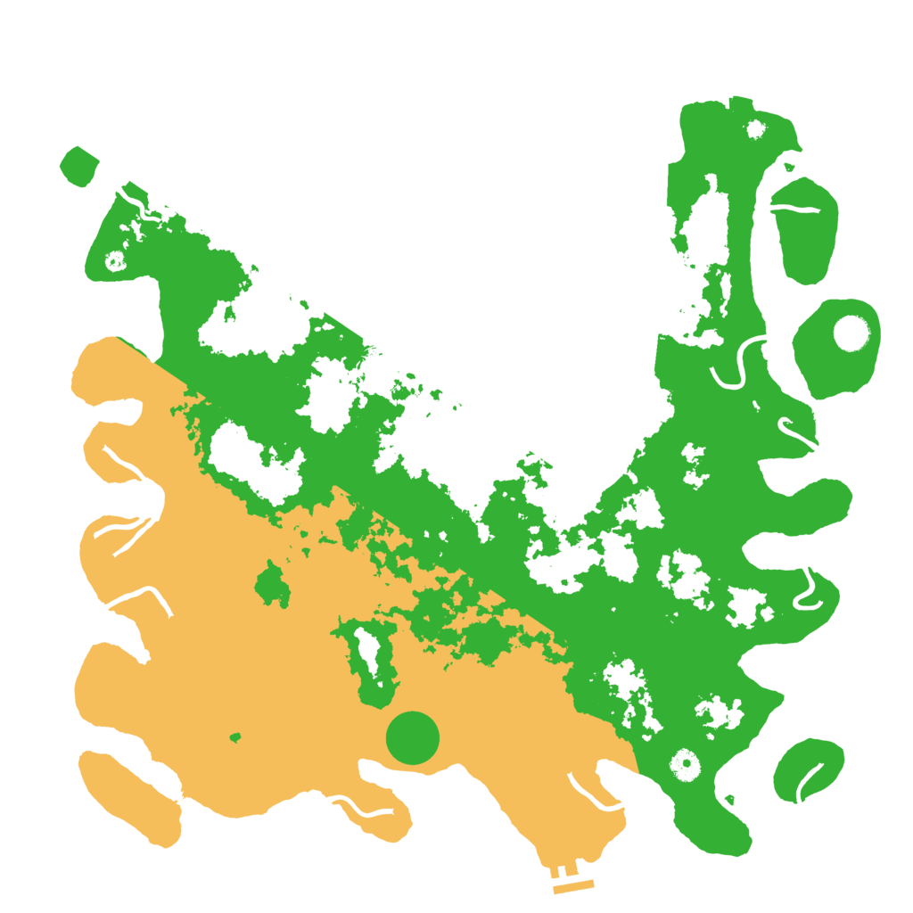 Biome Rust Map: Procedural Map, Size: 4500, Seed: 245629