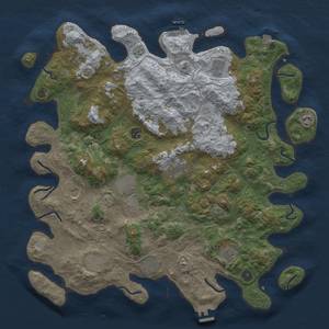 Thumbnail Rust Map: Procedural Map, Size: 4500, Seed: 245629, 19 Monuments