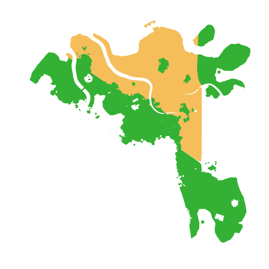 Biome Rust Map: Procedural Map, Size: 3300, Seed: 1314128483
