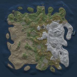 Thumbnail Rust Map: Procedural Map, Size: 4250, Seed: 873296580, 19 Monuments