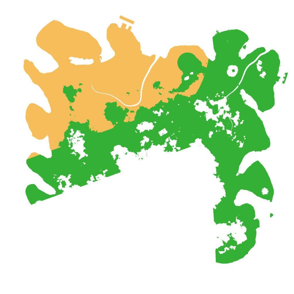 Biome Rust Map: Procedural Map, Size: 3850, Seed: 583901950