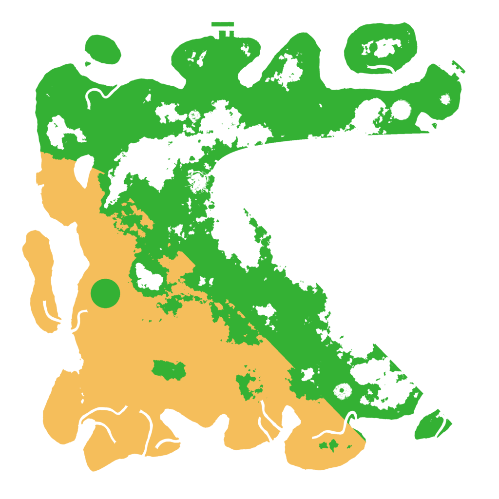 Biome Rust Map: Procedural Map, Size: 4500, Seed: 300239987