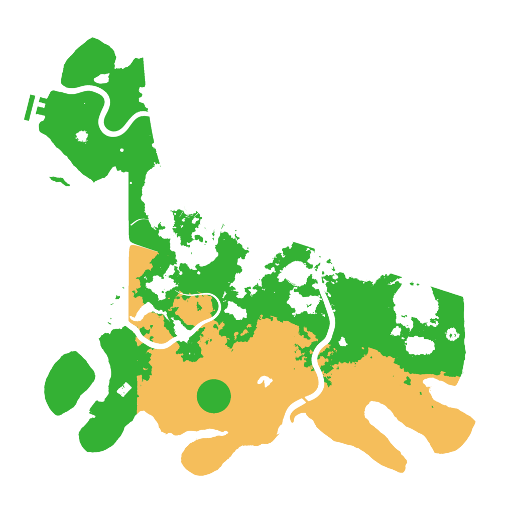 Biome Rust Map: Procedural Map, Size: 4000, Seed: 1281629496