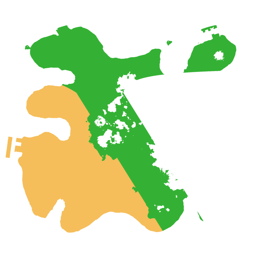 Biome Rust Map: Procedural Map, Size: 2550, Seed: 4051
