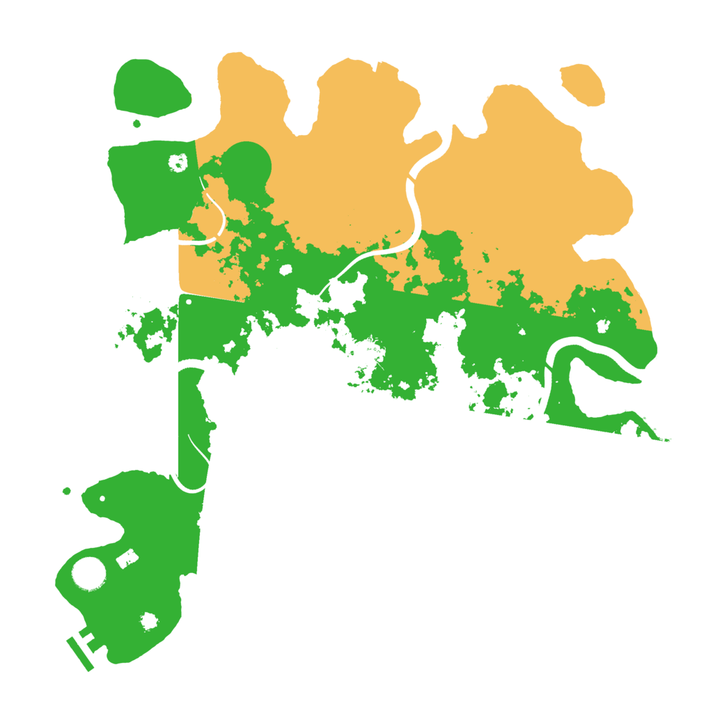 Biome Rust Map: Procedural Map, Size: 3750, Seed: 1098466667