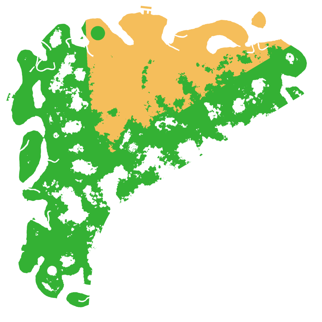 Biome Rust Map: Procedural Map, Size: 6000, Seed: 19247