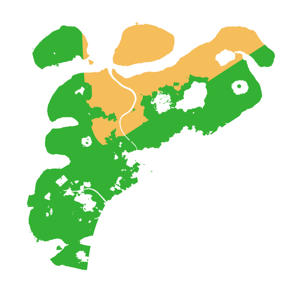 Biome Rust Map: Procedural Map, Size: 3000, Seed: 8234096