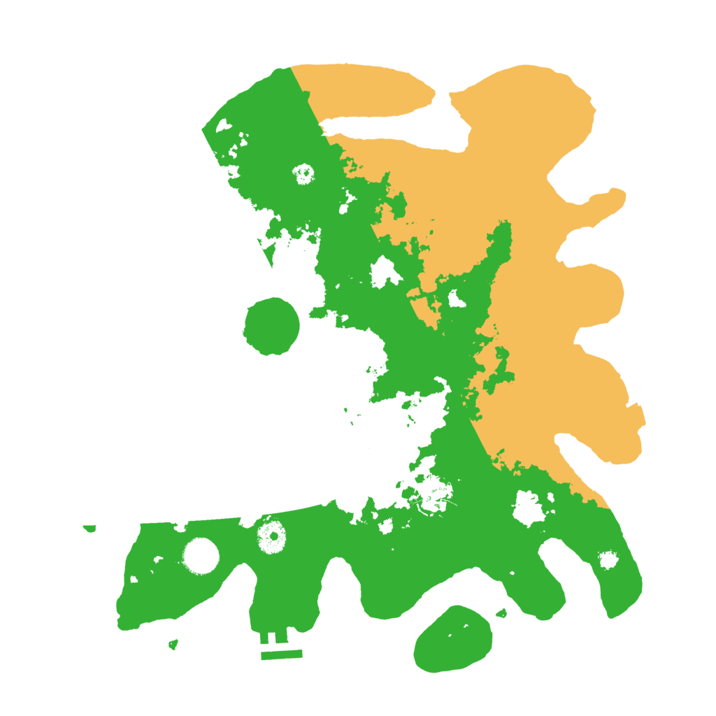 Biome Rust Map: Procedural Map, Size: 3500, Seed: 1256516366