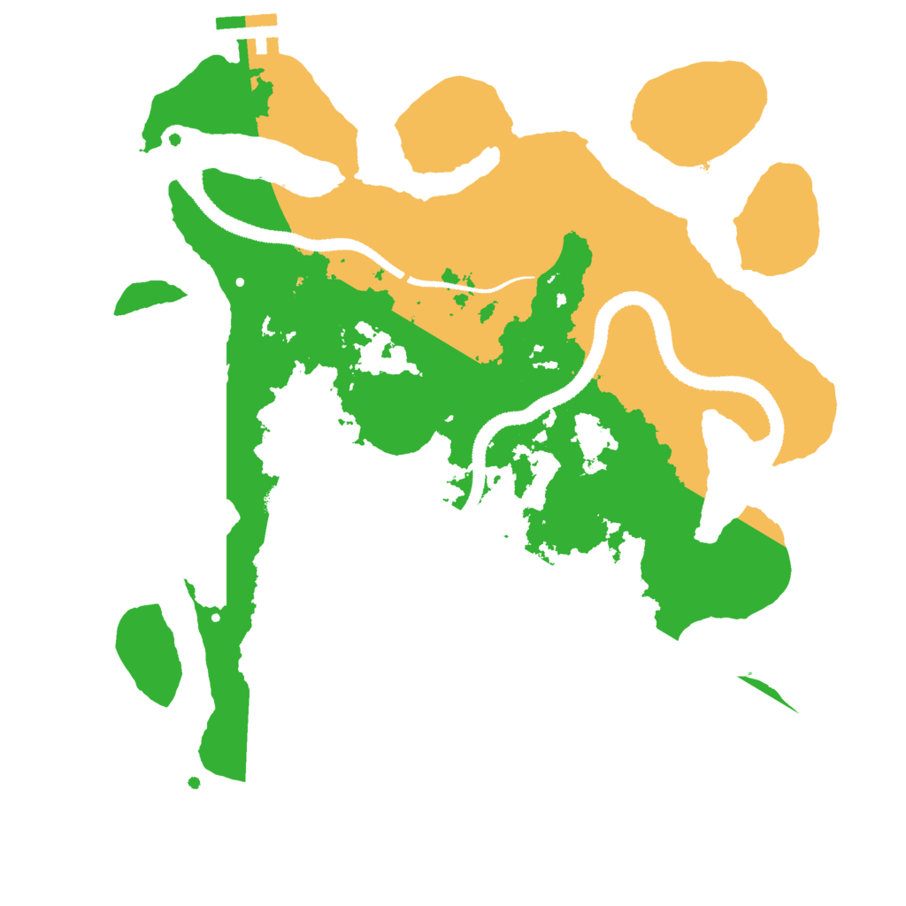 Biome Rust Map: Procedural Map, Size: 3000, Seed: 853513055