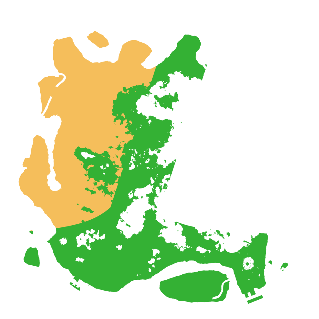 Biome Rust Map: Procedural Map, Size: 4000, Seed: 51525396