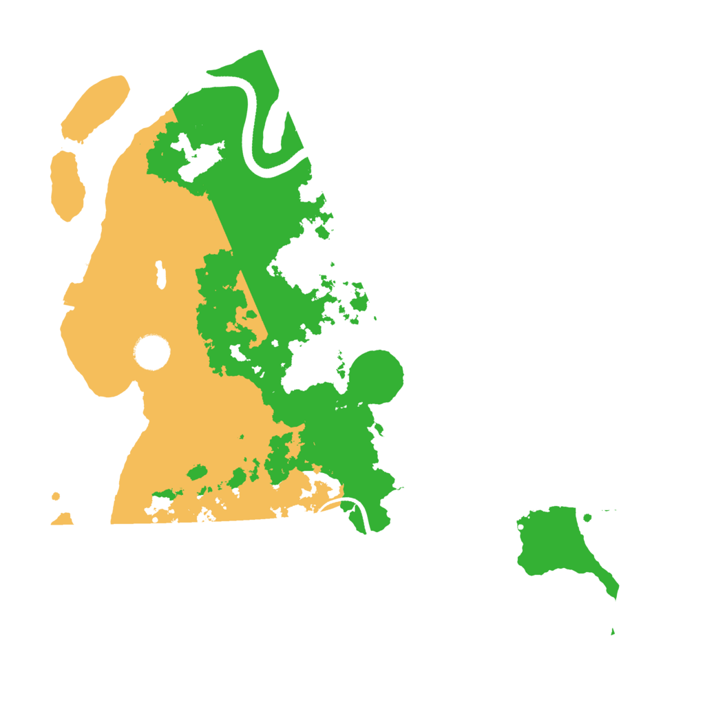 Biome Rust Map: Procedural Map, Size: 3500, Seed: 1374879531