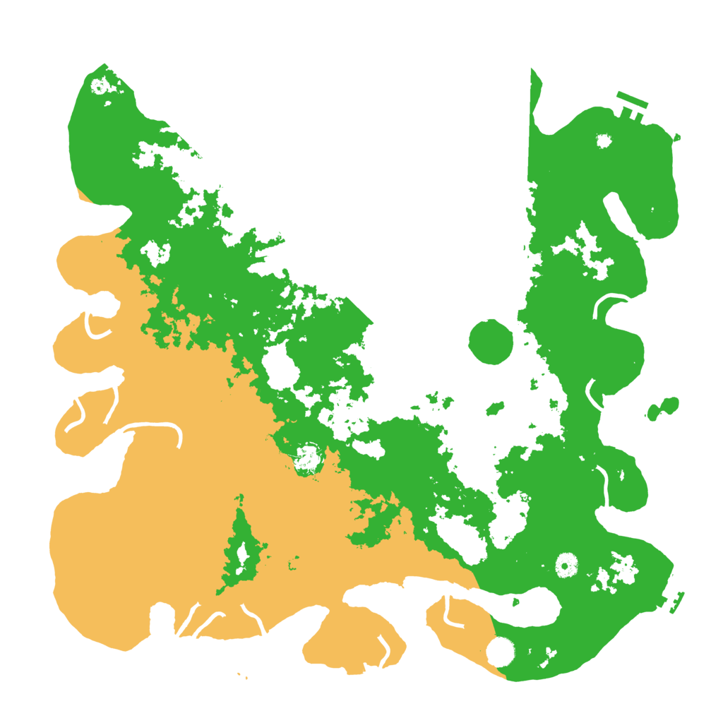 Biome Rust Map: Procedural Map, Size: 4500, Seed: 1435685378