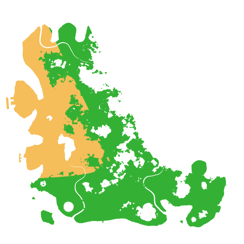 Biome Rust Map: Procedural Map, Size: 4250, Seed: 953924048