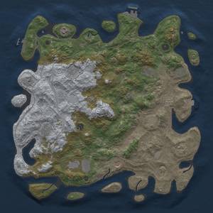 Thumbnail Rust Map: Procedural Map, Size: 4500, Seed: 802135907, 19 Monuments