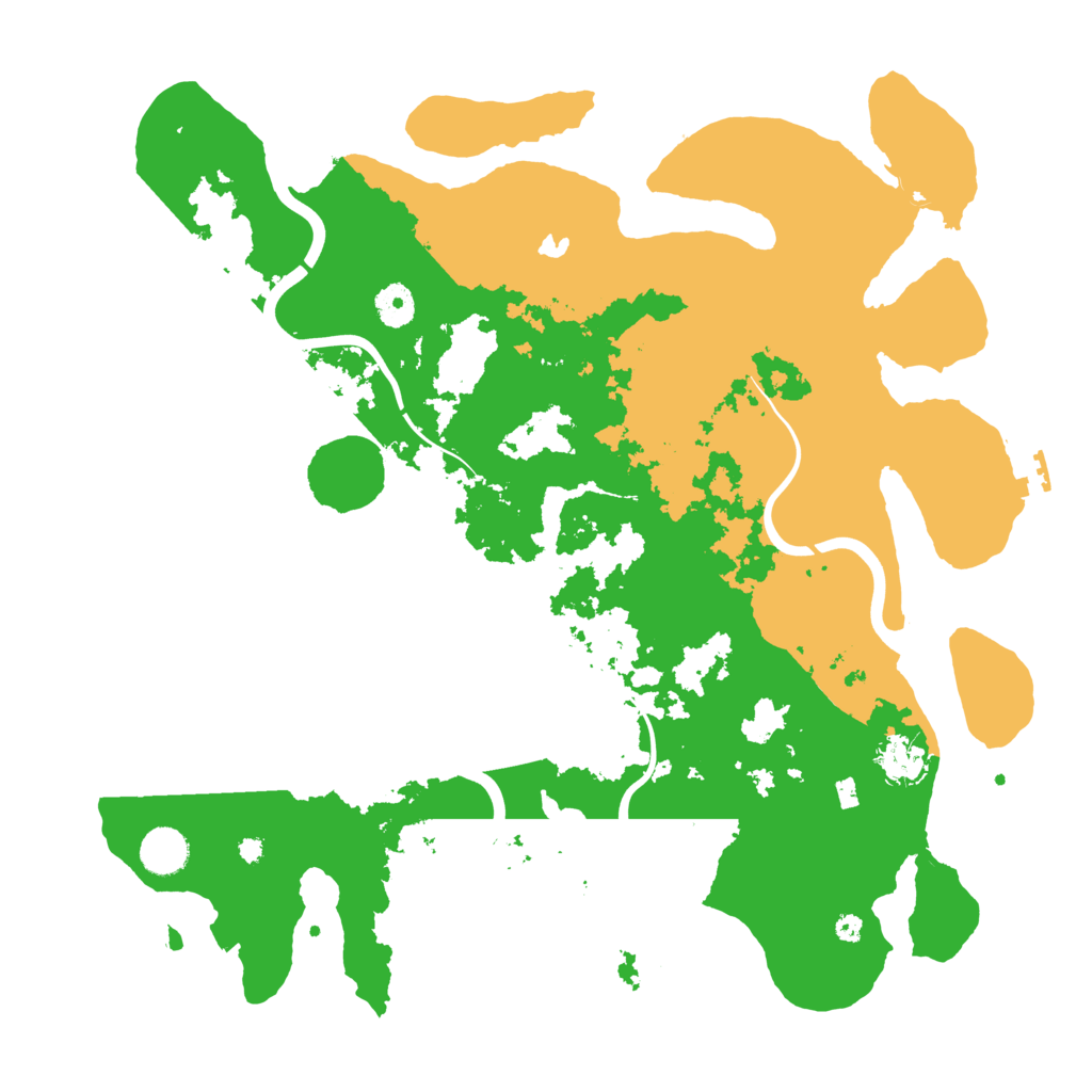 Biome Rust Map: Procedural Map, Size: 4000, Seed: 23098423