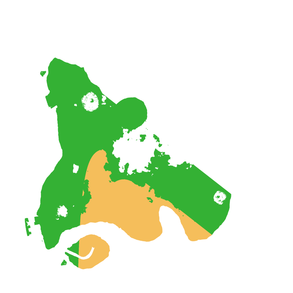 Biome Rust Map: Procedural Map, Size: 2500, Seed: 1005129767