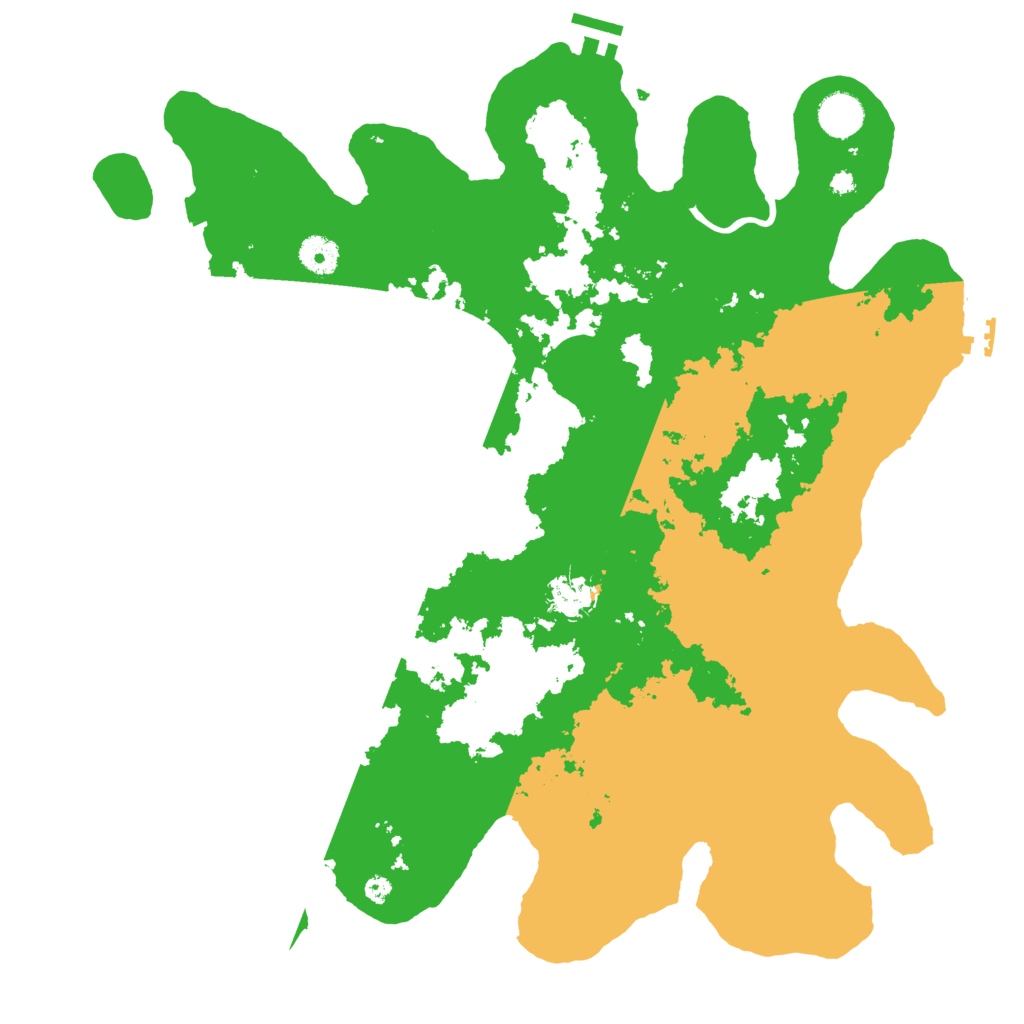 Biome Rust Map: Procedural Map, Size: 4000, Seed: 87828949
