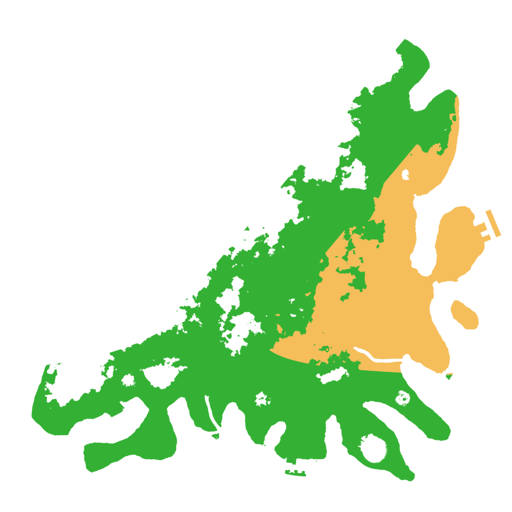 Biome Rust Map: Procedural Map, Size: 3700, Seed: 722232057