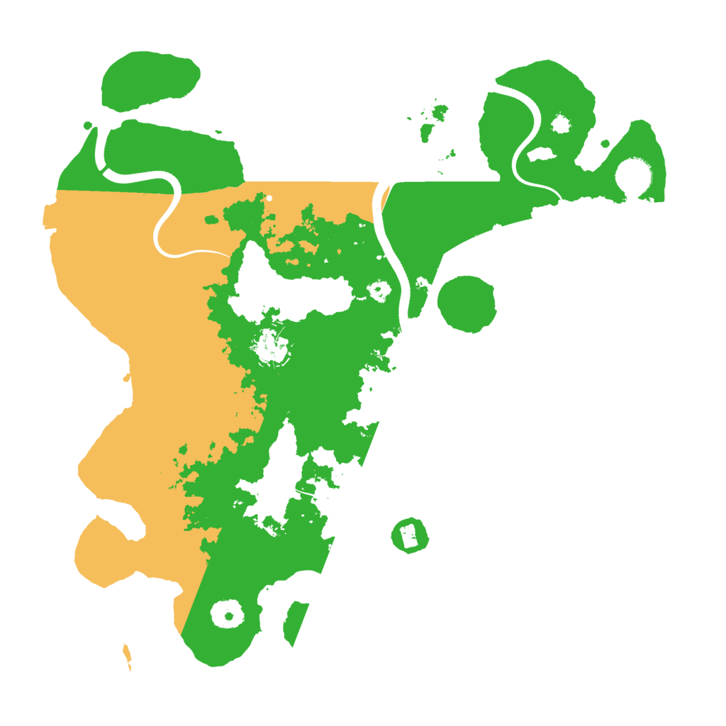 Biome Rust Map: Procedural Map, Size: 3500, Seed: 931699492