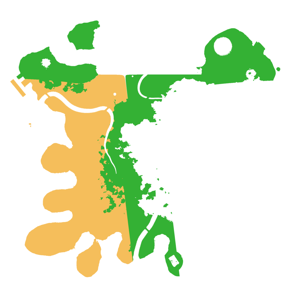 Biome Rust Map: Procedural Map, Size: 3000, Seed: 98232745