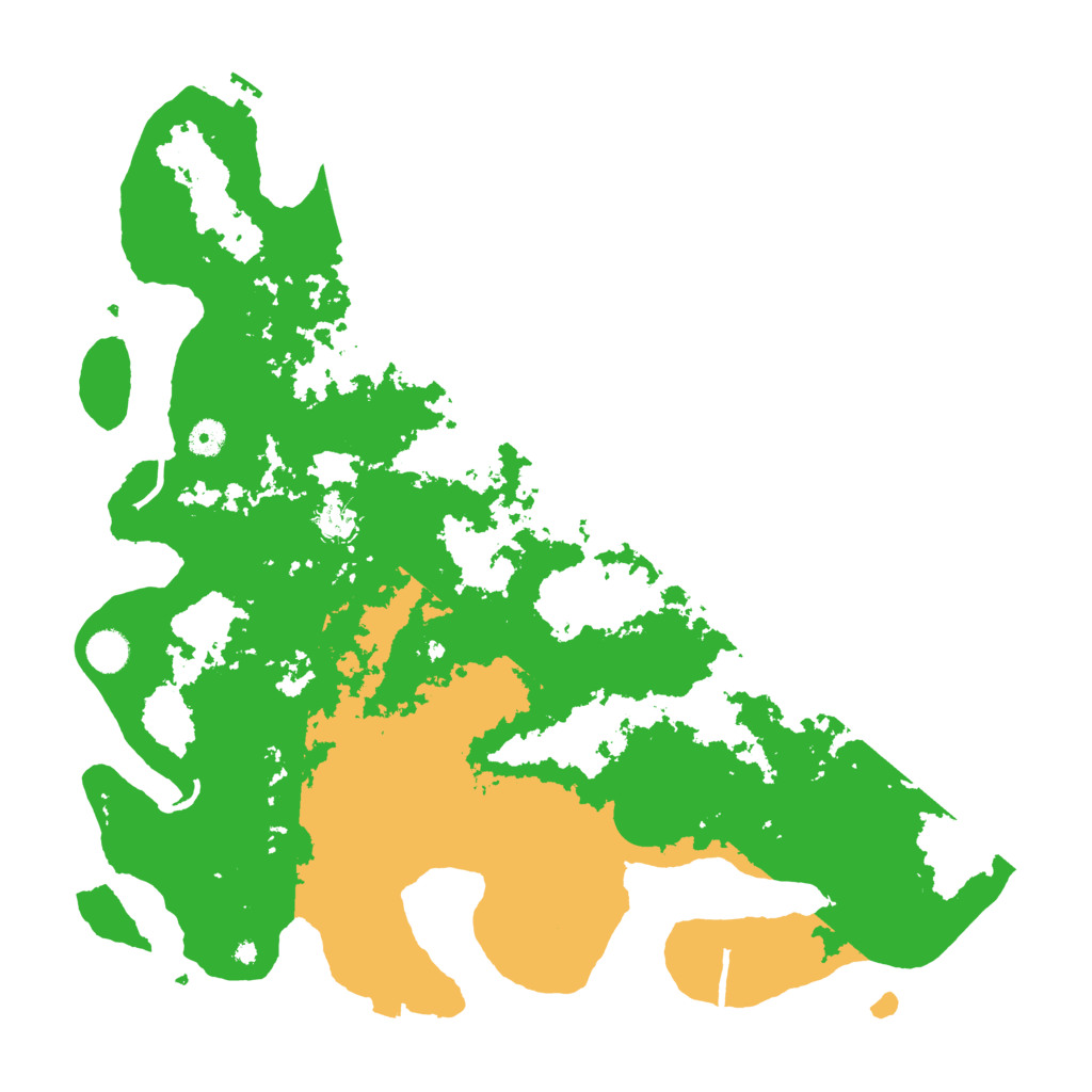 Biome Rust Map: Procedural Map, Size: 4500, Seed: 7775865