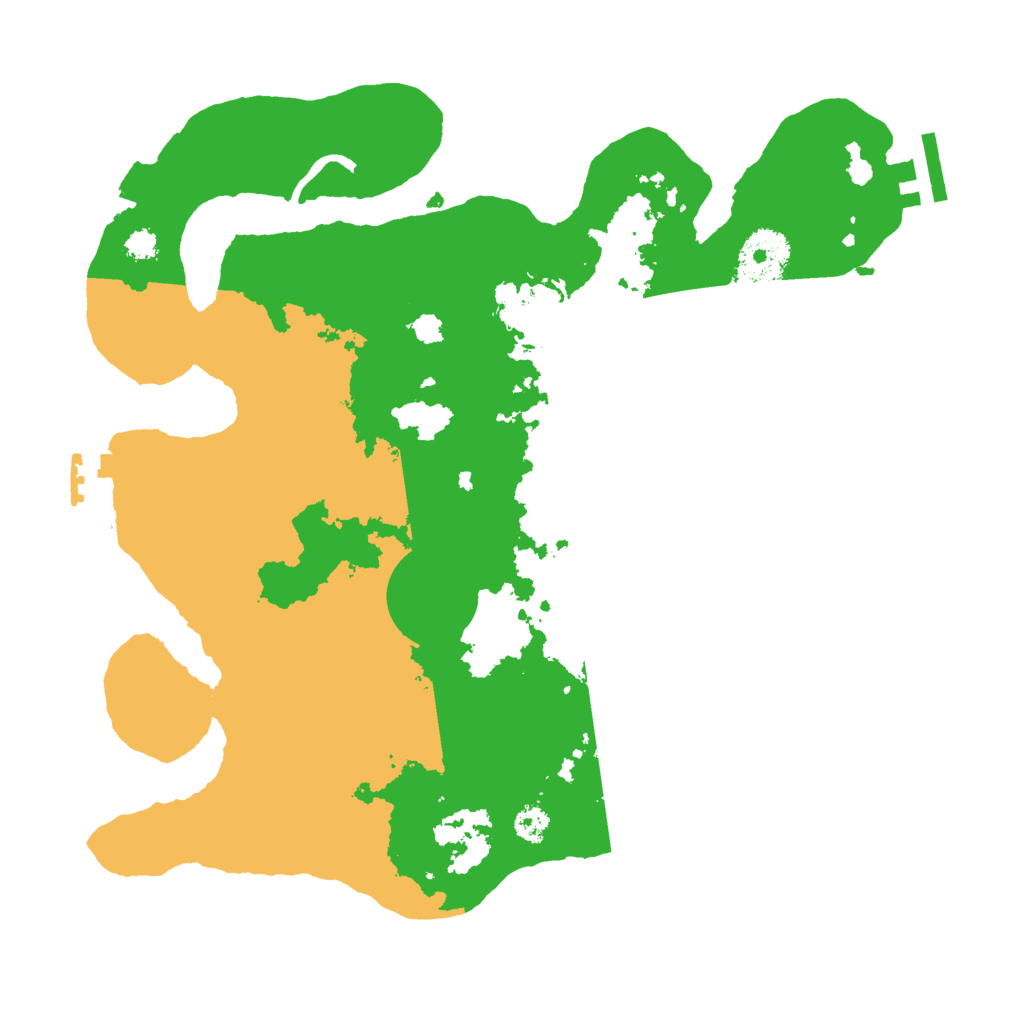 Biome Rust Map: Procedural Map, Size: 3000, Seed: 1668601873